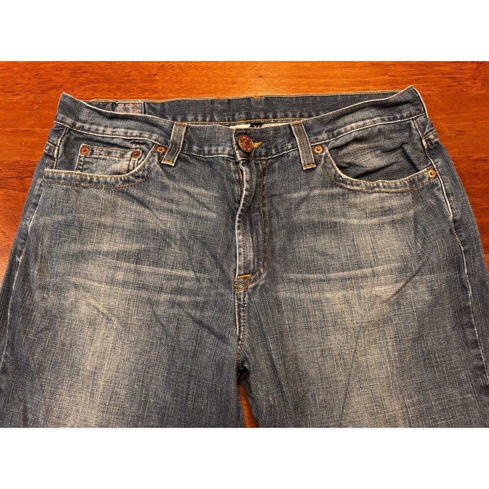 36 Made In USA Lucky Brand Vintage Gene Montesano Hipster Bootleg Denim Jeans